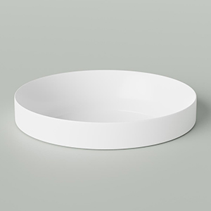 Ceramic Basin – Paco Semi Inset Matte White