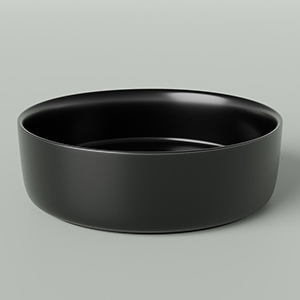 Ceramic Basin - Paco Matte Black