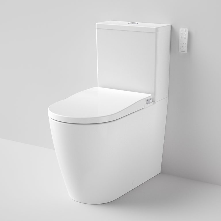 Caroma Urbane II Bidet Cleanflush Back Entry Wall Faced Toilet Suite ...